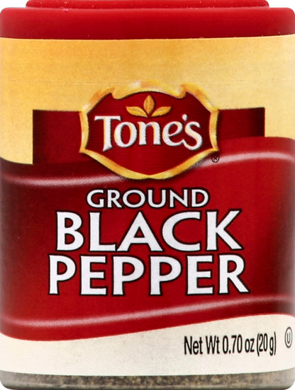 Tone's Black Pepper 0.7 oz
