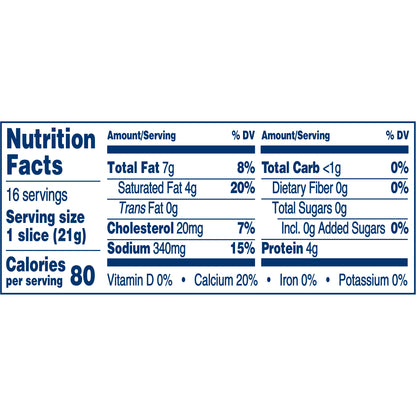 Kraft Deli Deluxe American Cheese Slices, 16 ct Pack