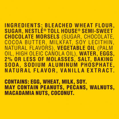 NESTLE TOLL HOUSE Chocolate Chip Cookie Dough 16.5 oz. Pack