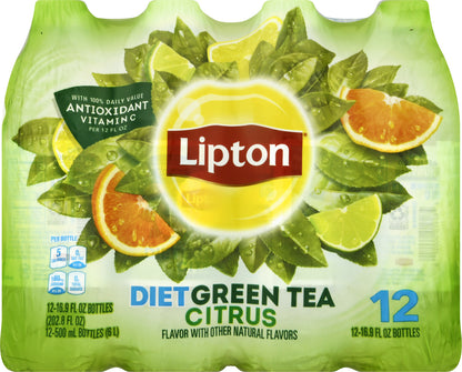 Lipton Diet Citrus Green Tea 12 ea
