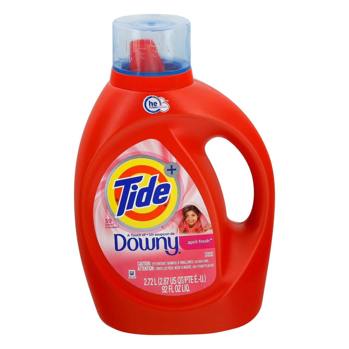 Tide Plus Downy April Fresh Detergent 2.72 lt