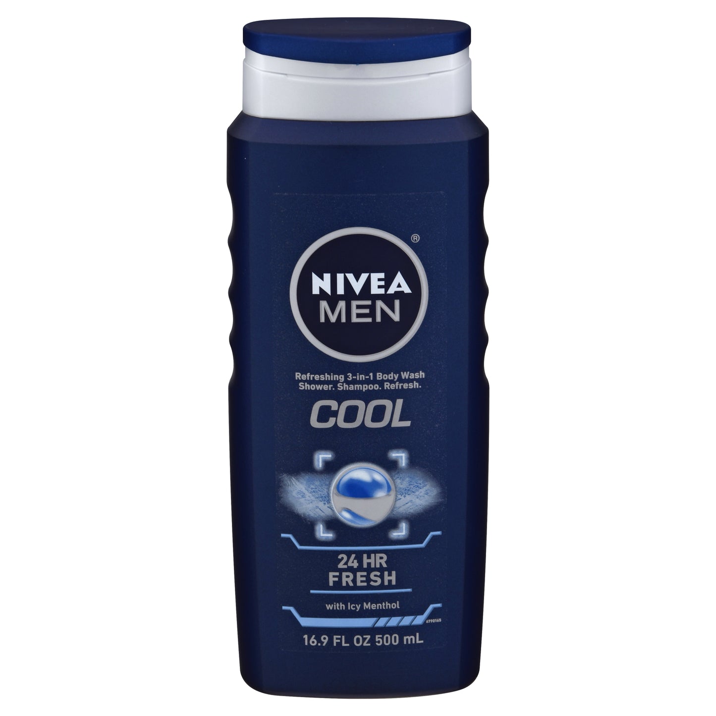 Nivea Men Refreshing 3-in-1 Cool Body Wash 16.9 oz