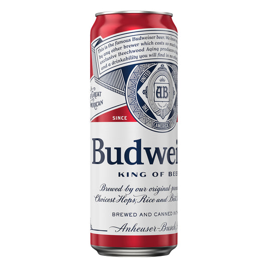 Budweiser Lager Beer 25 oz