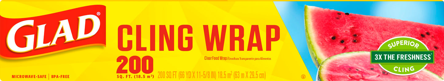 Glad Clear Food Cling Wrap 1 ea