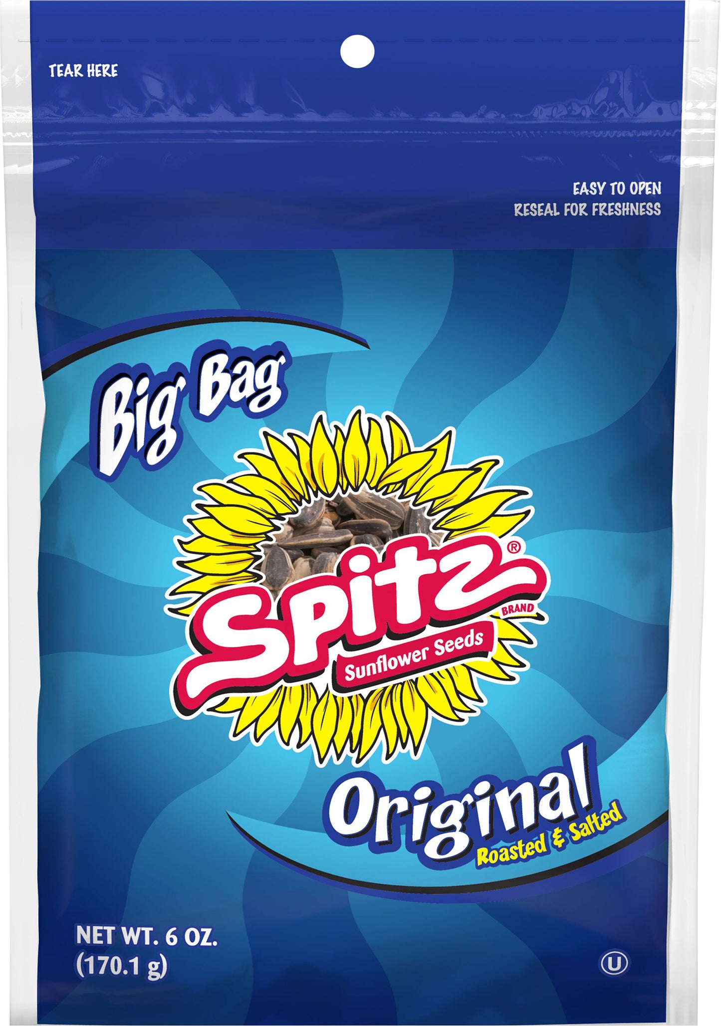 Spitz Sunflower Seeds Original Roasted And Salted 6 Oz