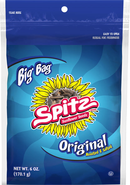 Spitz Sunflower Seeds Original Roasted And Salted 6 Oz
