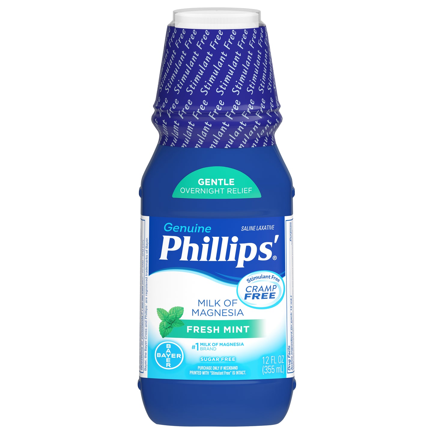 Phillips' Sugar Free Fresh Mint Milk of Magnesia 12 fl oz Bottle