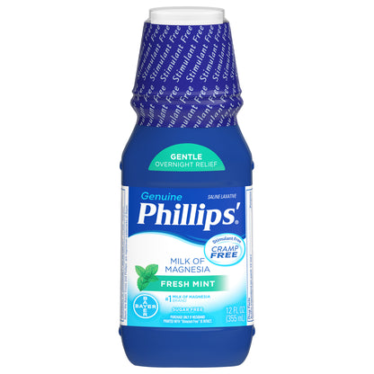 Phillips' Sugar Free Fresh Mint Milk of Magnesia 12 fl oz Bottle