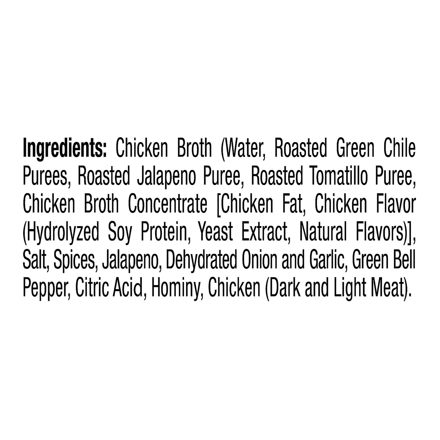 Juanita's Chicken & Hominy Soup 25 oz