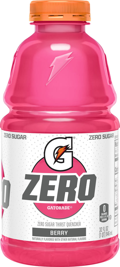 Gatorade Zero Zero Sugar Berry Thirst Quencher 32 oz