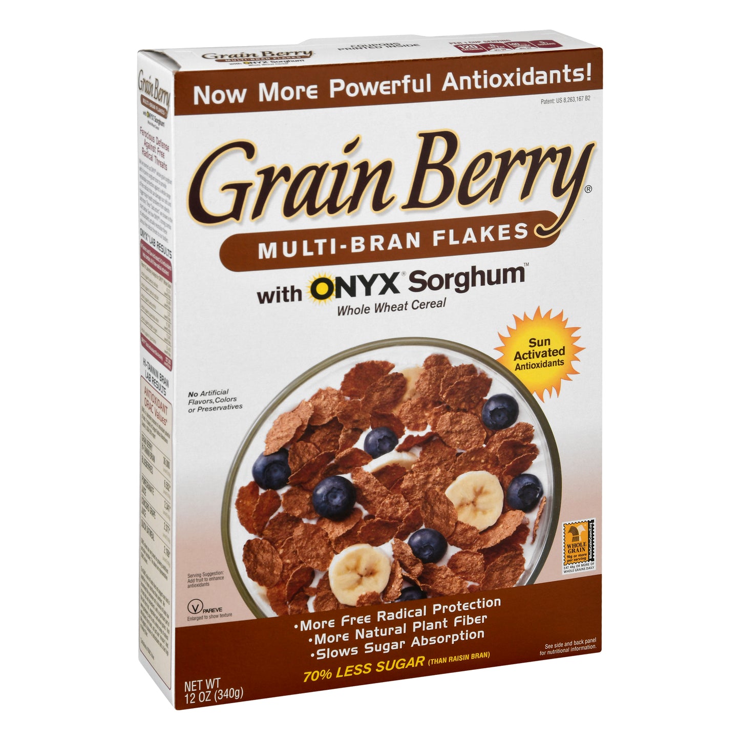 Grain Berry Multi-Bran Flakes with Onyx Sorghum Cereal 12 oz