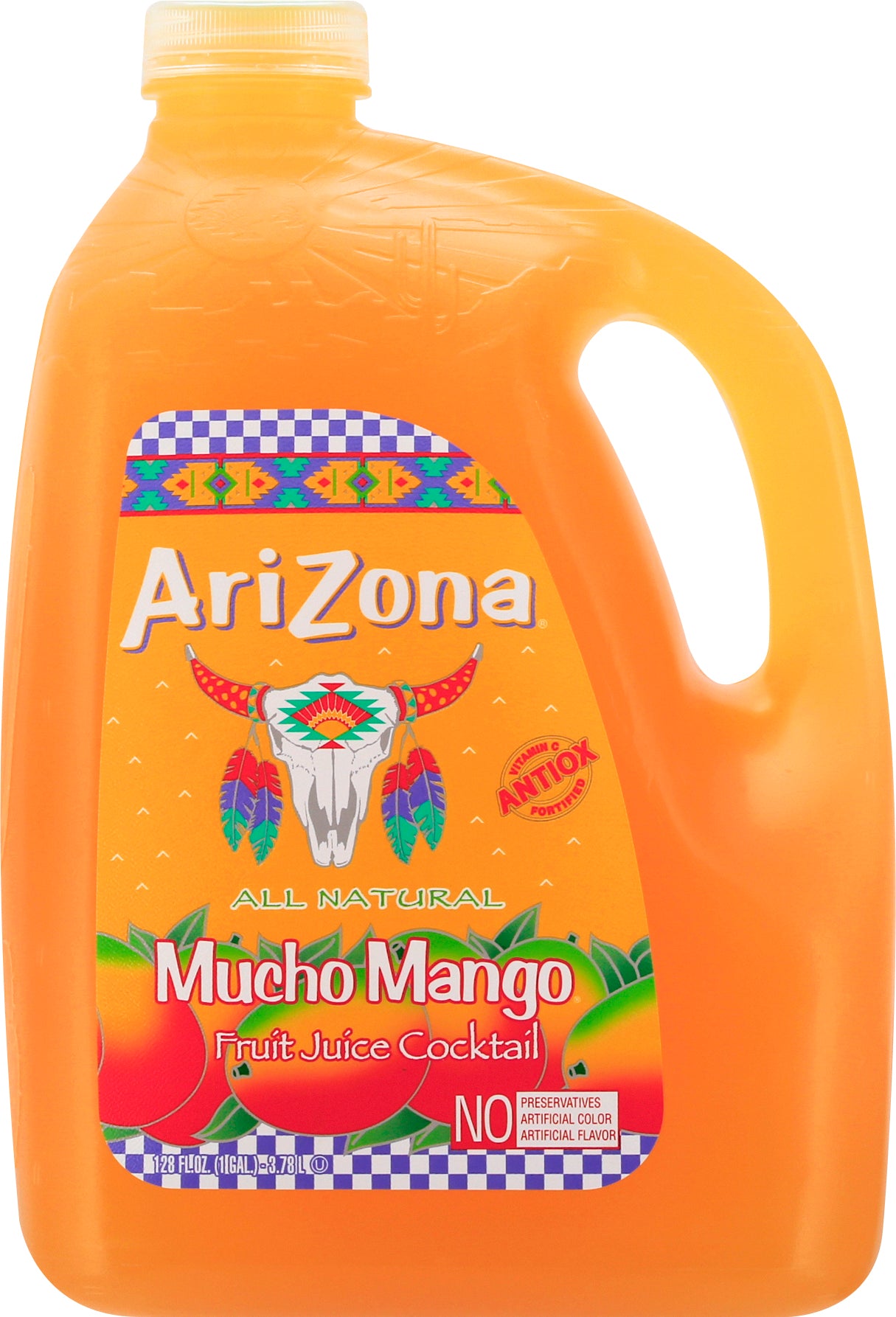 AriZona Mucho Mango Fruit Juice Cocktail 128 oz