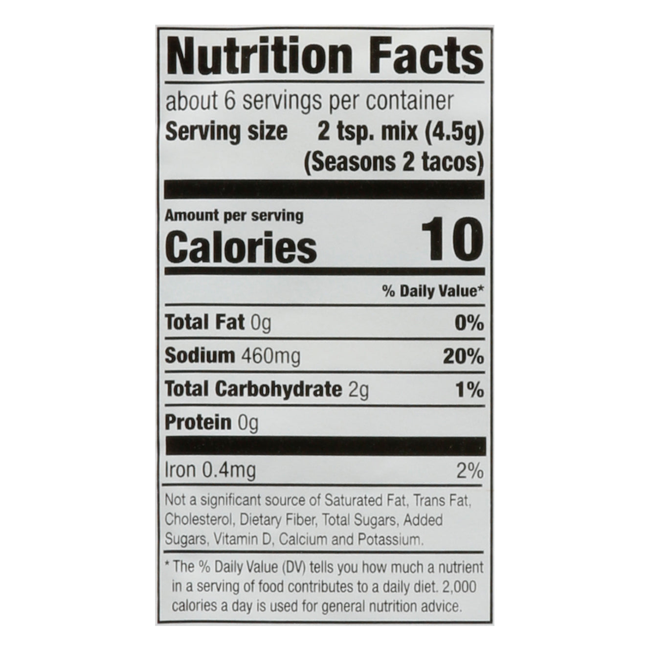 McCormick Mild Taco Seasoning Mix 1 oz