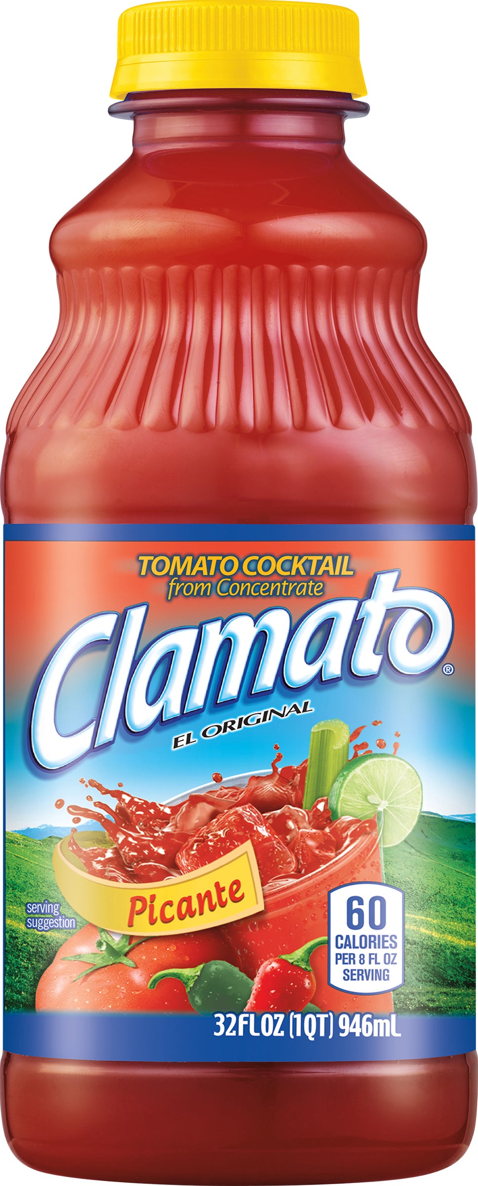Clamato Picante Tomato Cocktail 32 fl oz Bottle