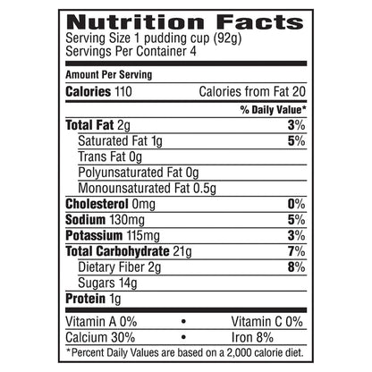Snack Pack 4 Pack Chocolate Fudge Pudding 4 ea