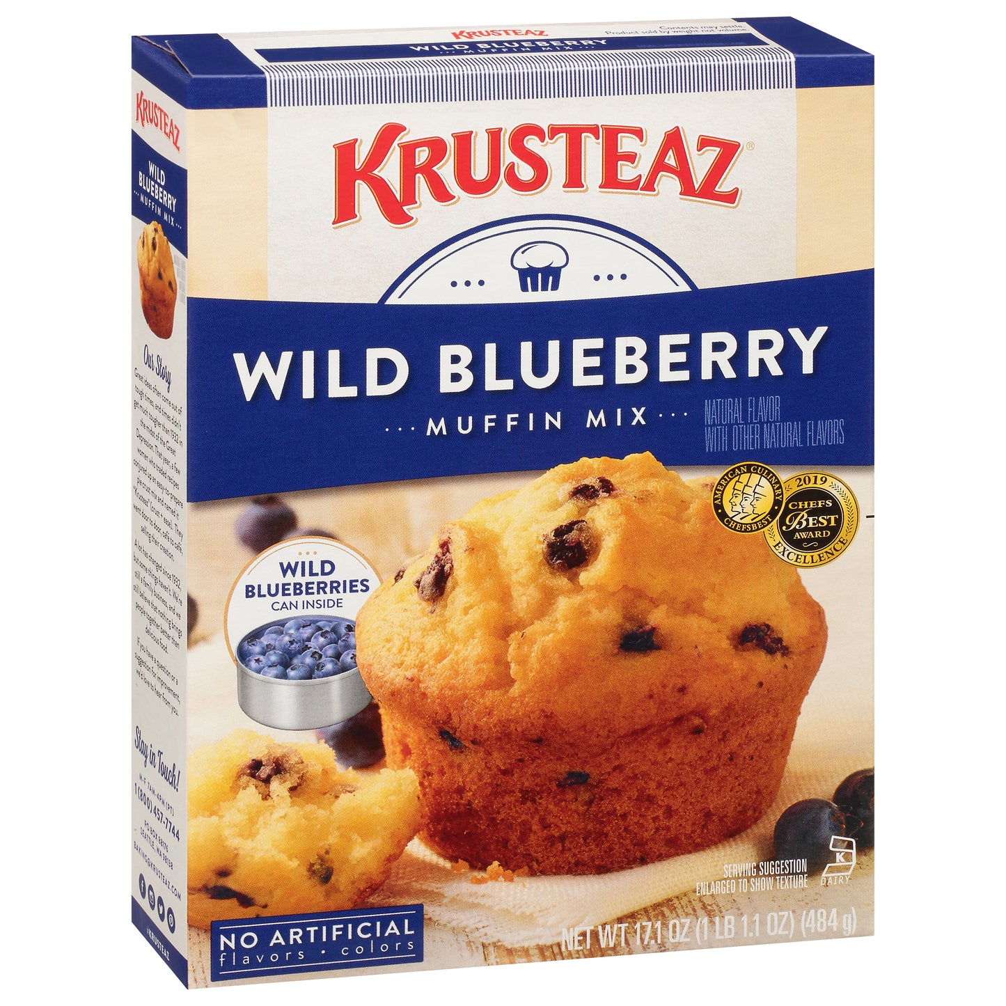 Krusteaz Wild Blueberry Muffin Mix 17.1 oz