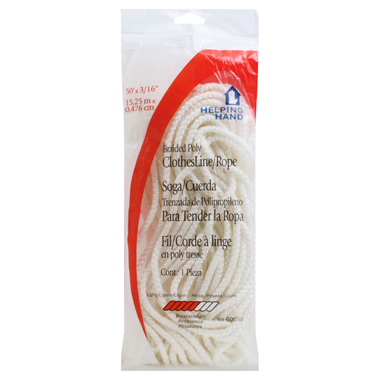 Helping Hand Clothes Line/Rope 1 ea