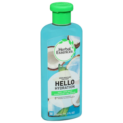 Herbal Essences Hello Hydration Hair + Body Wash 11.7 fl oz Bottle