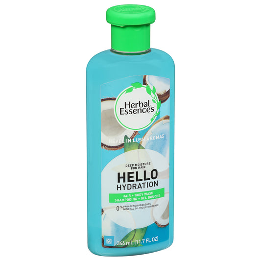 Herbal Essences Hello Hydration Hair + Body Wash 11.7 fl oz Bottle