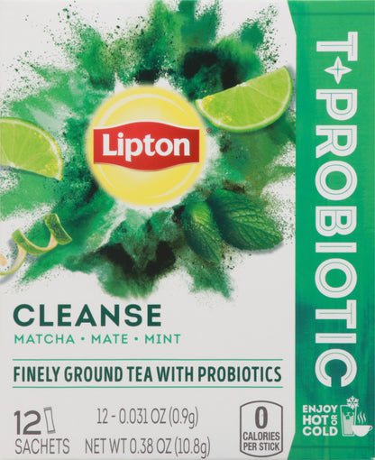 Lipton T-Probiotic Cleanse Tea 12-0.031 oz Sachets