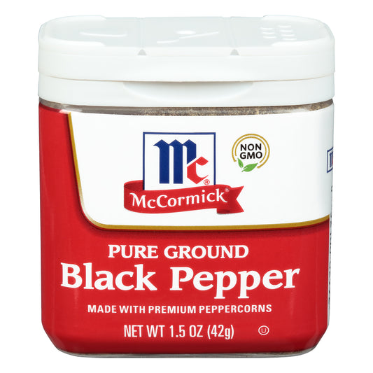 McCormick® Pure Ground Black Pepper 1.5 oz. Shaker