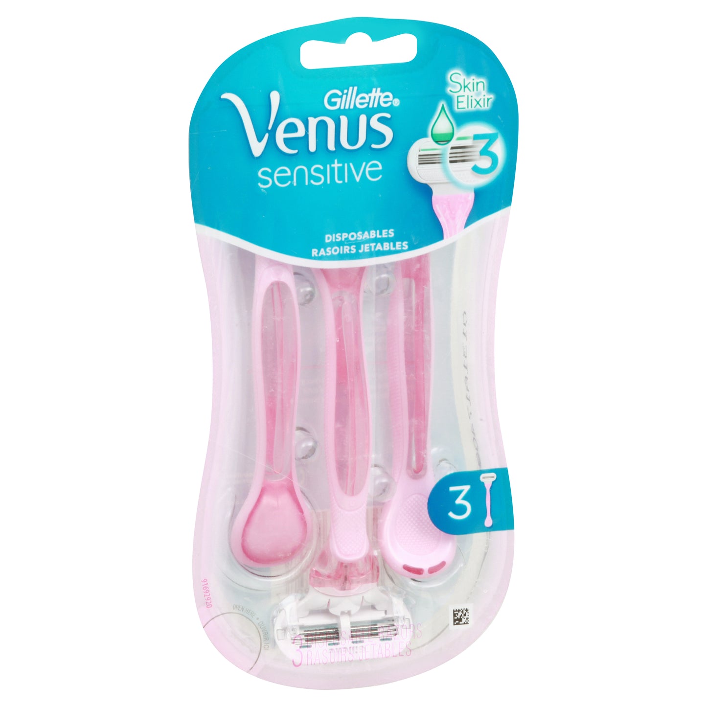 Gillette Venus Sensitive Disposable Razors 3 ea