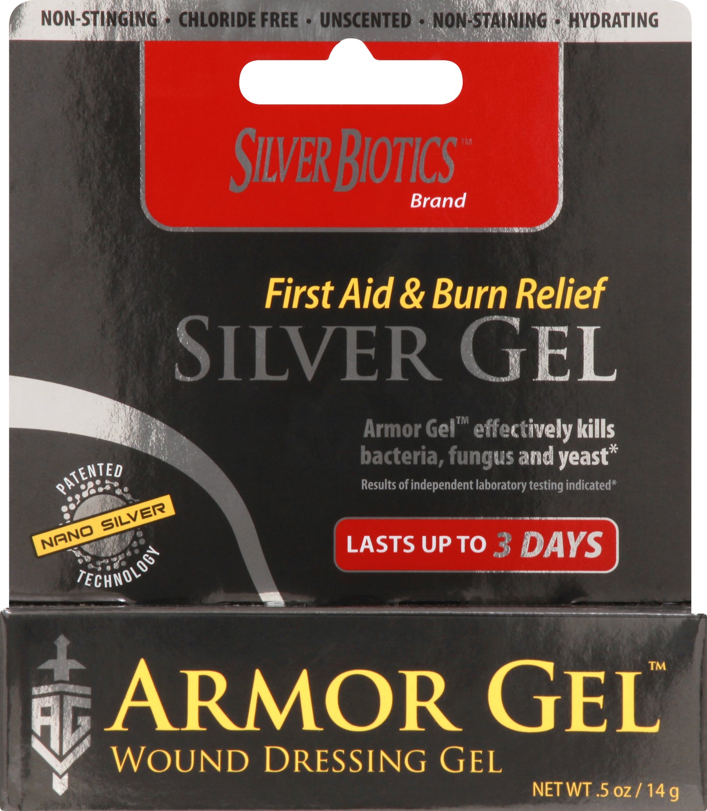 Silver Biotics Armor Gel Silver Gel Wound Dressing Gel 0.5 oz