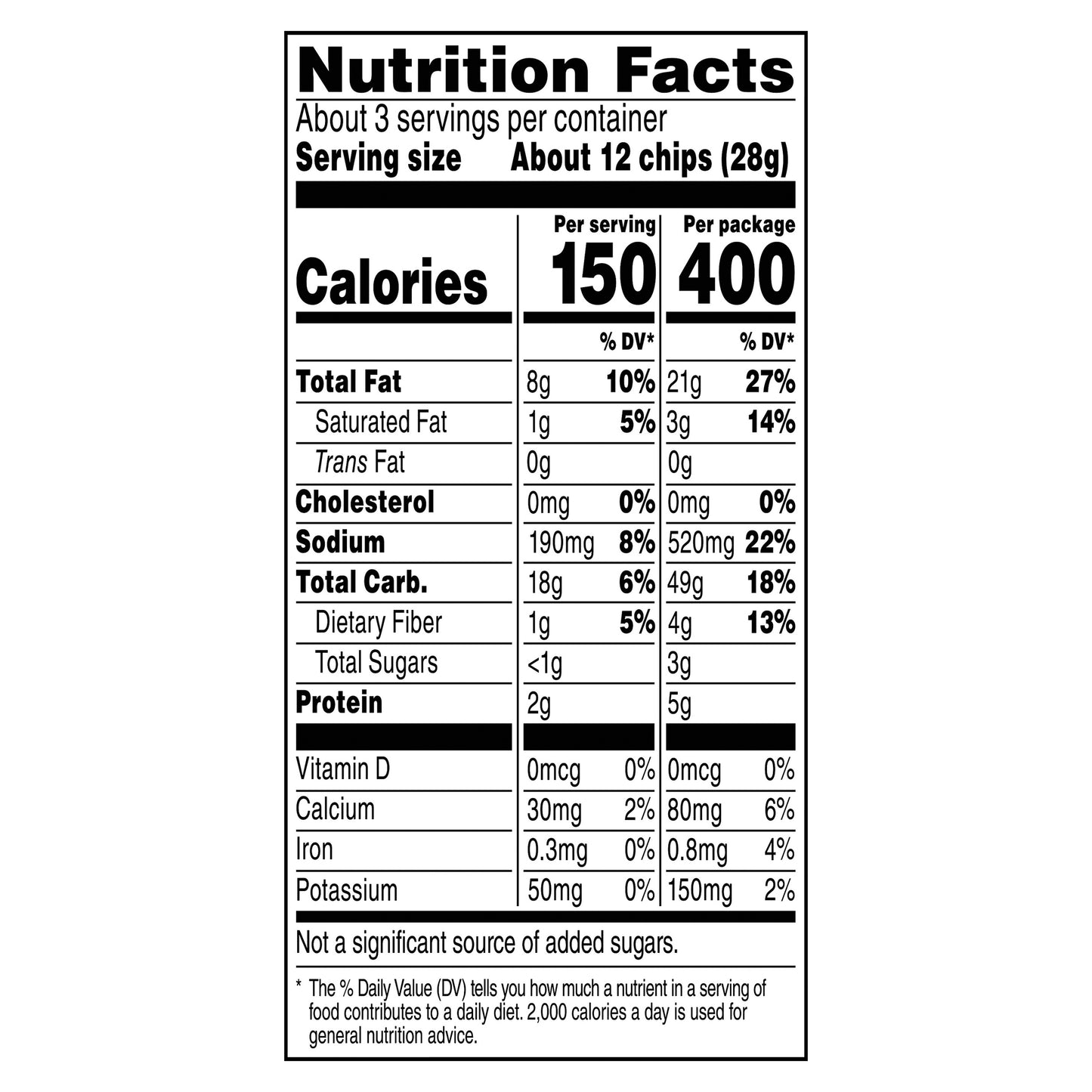 Doritos Tortilla Chips Cool Ranch Flavored 2 3/4 Oz