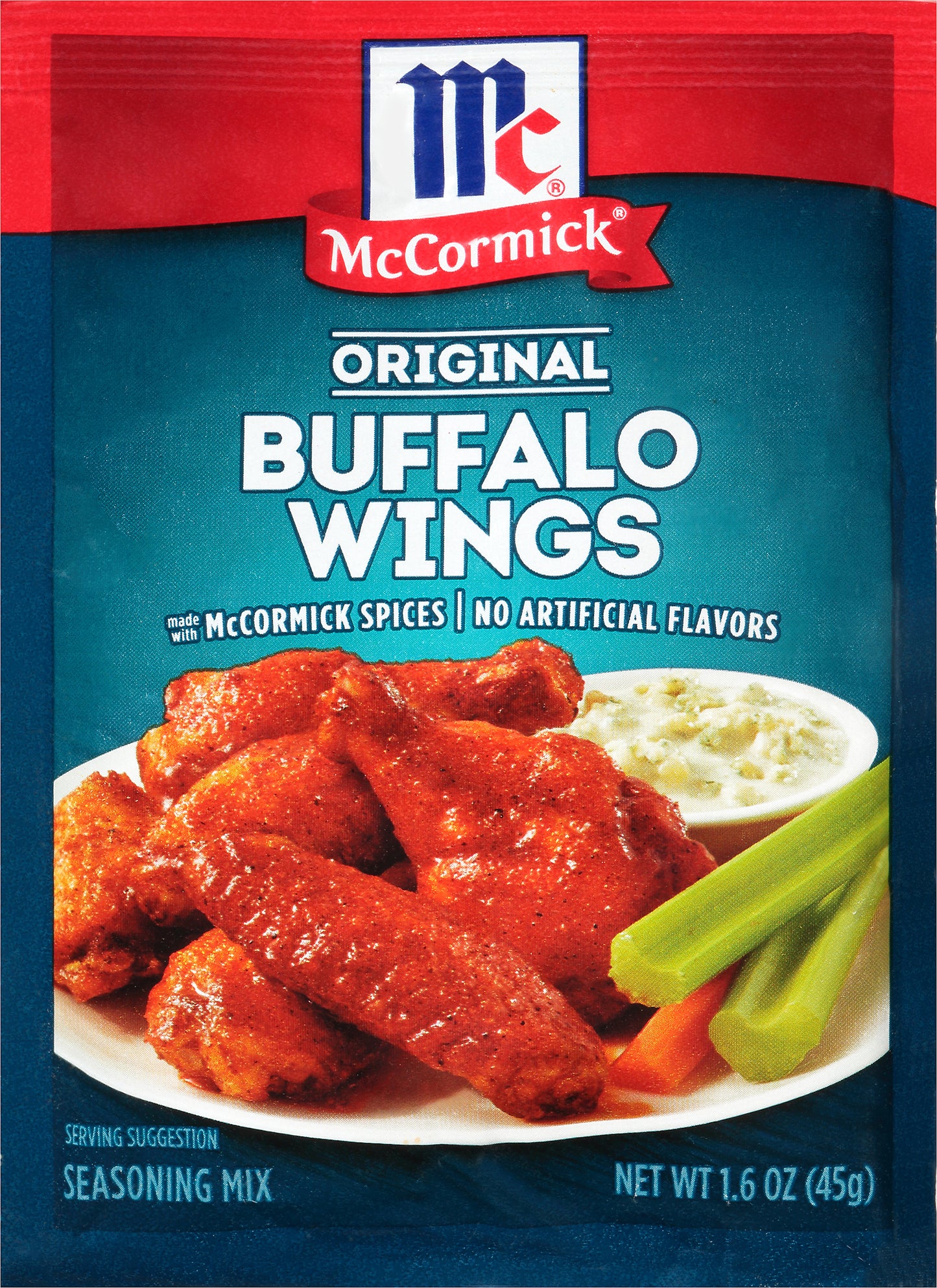 McCormick Original Buffalo Wings Seasoning Mix 1.6 oz