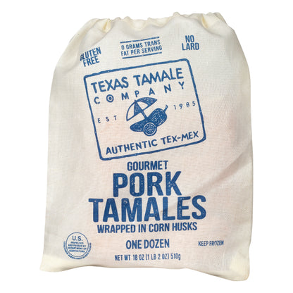 Texas Tamale Gourmet Pork Tamales 12 ea