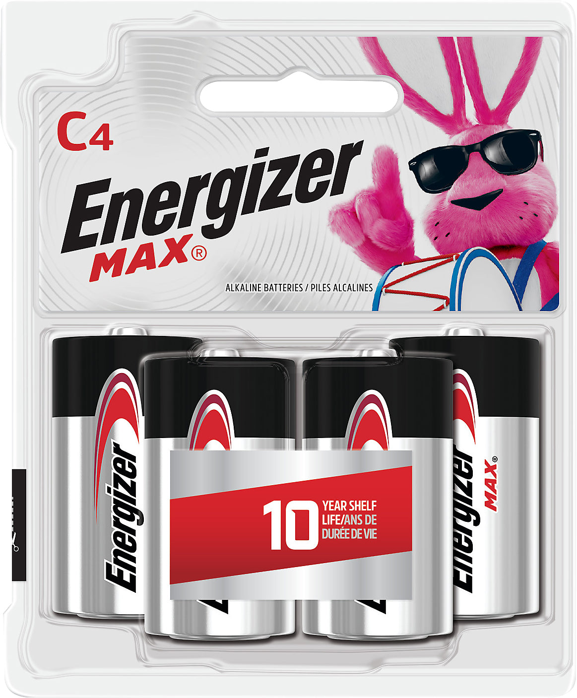 Energizer Max C Alkaline Batteries 4 ea