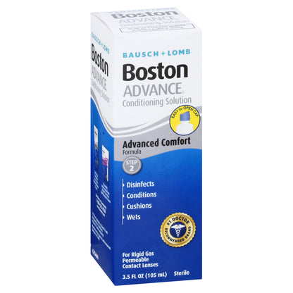 Bausch & Lomb Boston Advance Advanced Comfort Formula Step 2 Conditioning Solution 3.5 oz