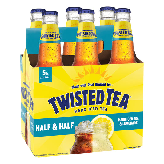 Twisted Tea Half & Half Lemonade Hard Iced Tea 6 - 12 fl oz Bottles