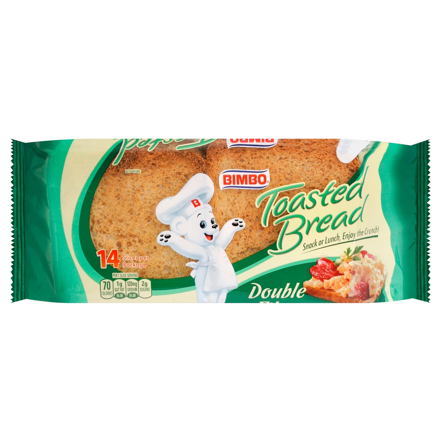Bimbo Toasted Bread 14 ea