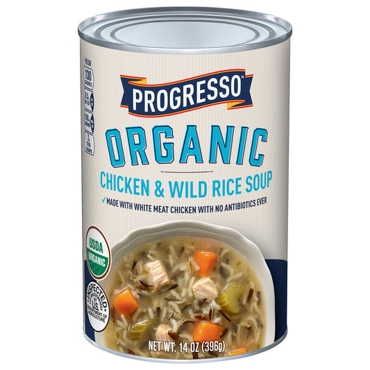 Progresso Organic, Chicken and Wild Rice Soup, 14 oz