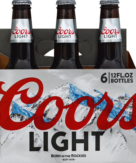 Coors Light Beer 6 ea