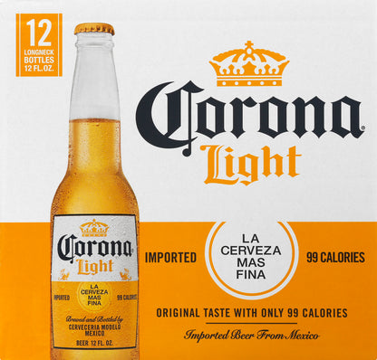 Corona Light Beer 12 ea
