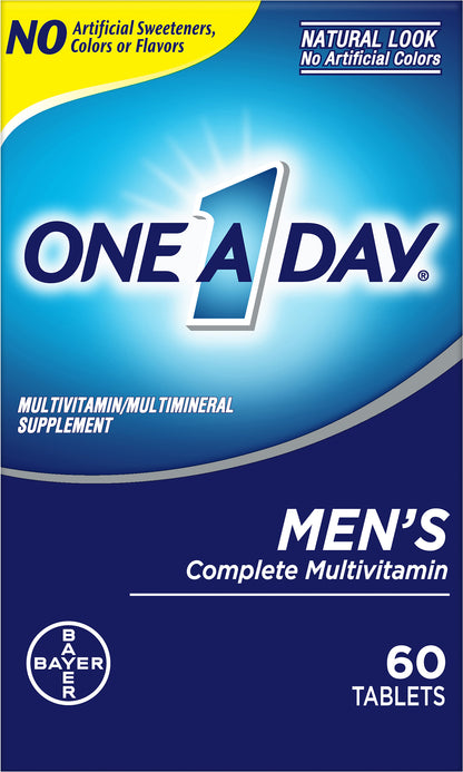 One A Day Men's Complete Multivitamin/Multimineral Supplement Tablets 60 ea Box