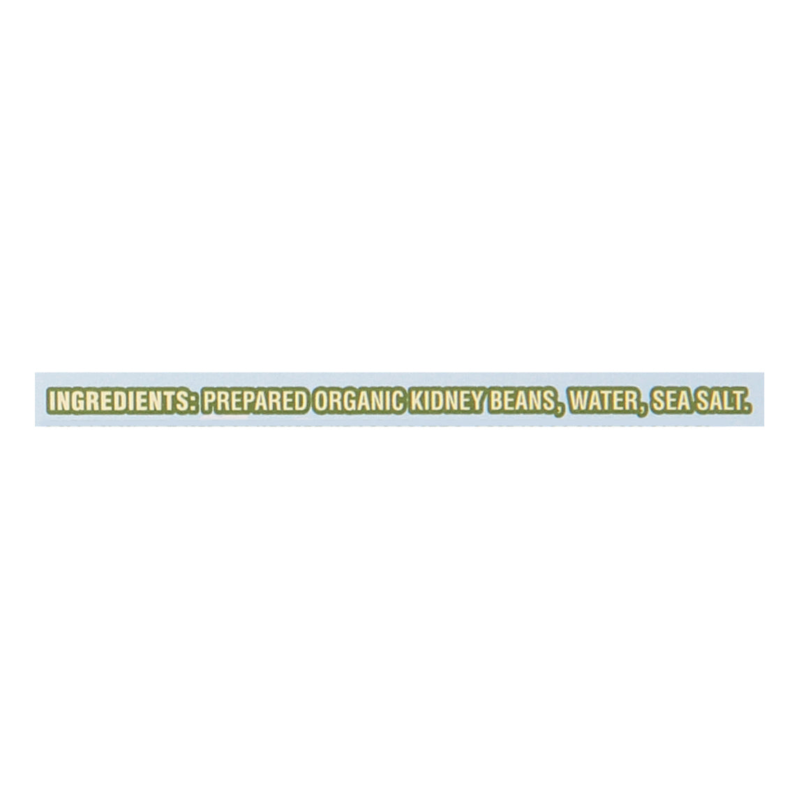 Green Valley Organics Dark Red Kidney Beans 15.5 oz