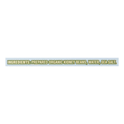 Green Valley Organics Dark Red Kidney Beans 15.5 oz