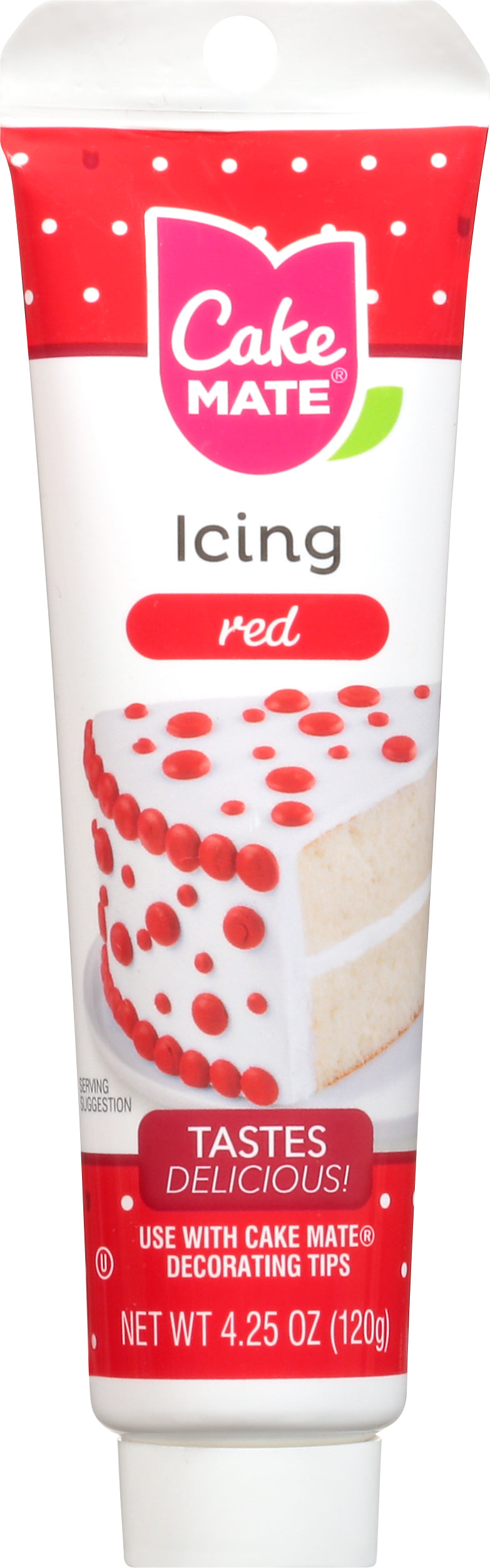 Cake Mate Red Icing 4.25 oz