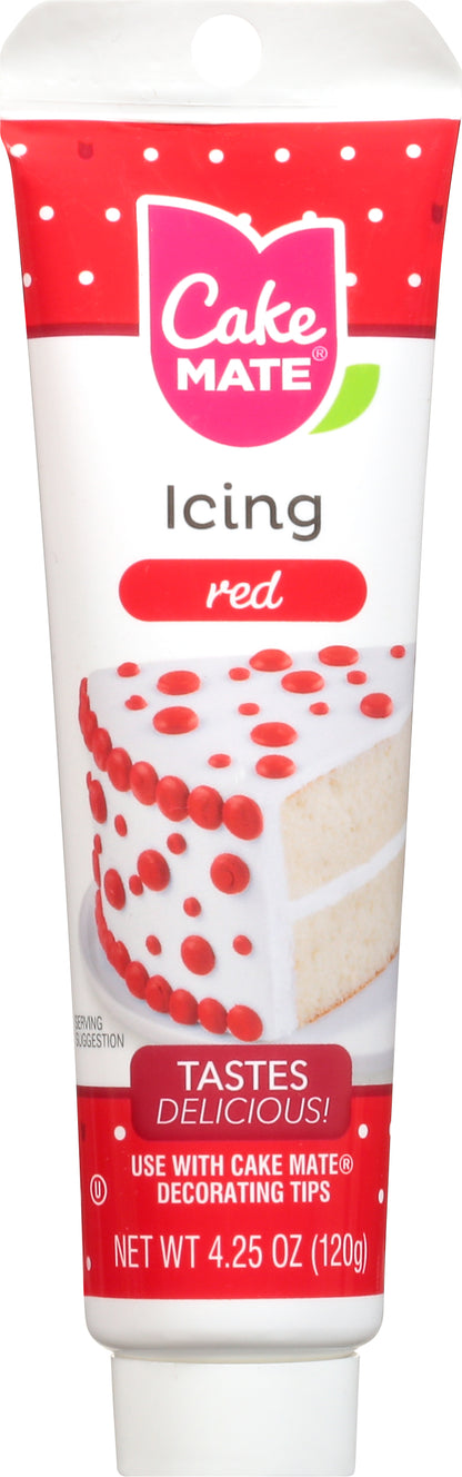 Cake Mate Red Icing 4.25 oz