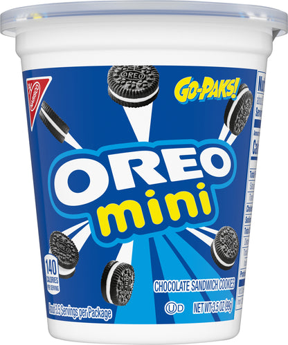 Oreo Cup Mini Oreo Cookies Go Paks 3.5 Oz
