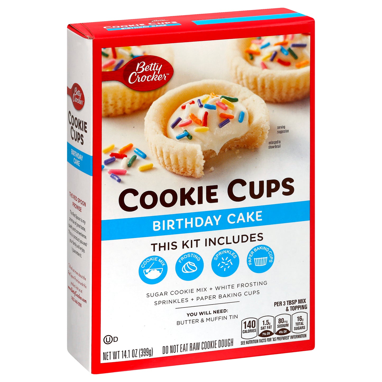Betty Crocker Birthday Cake Cookie Cups 14.1 oz