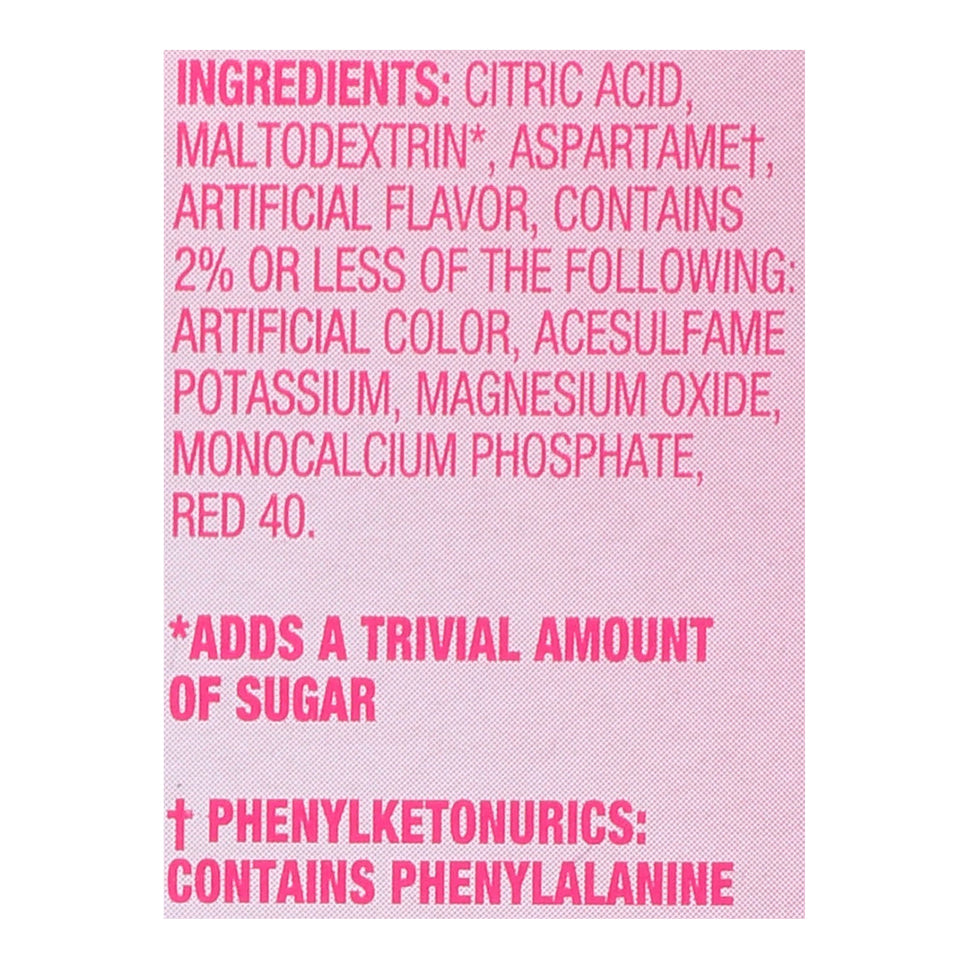 Starburst Singles To Go Zero Sugar All Pink Strawberry Drink Mix 6 Sticks