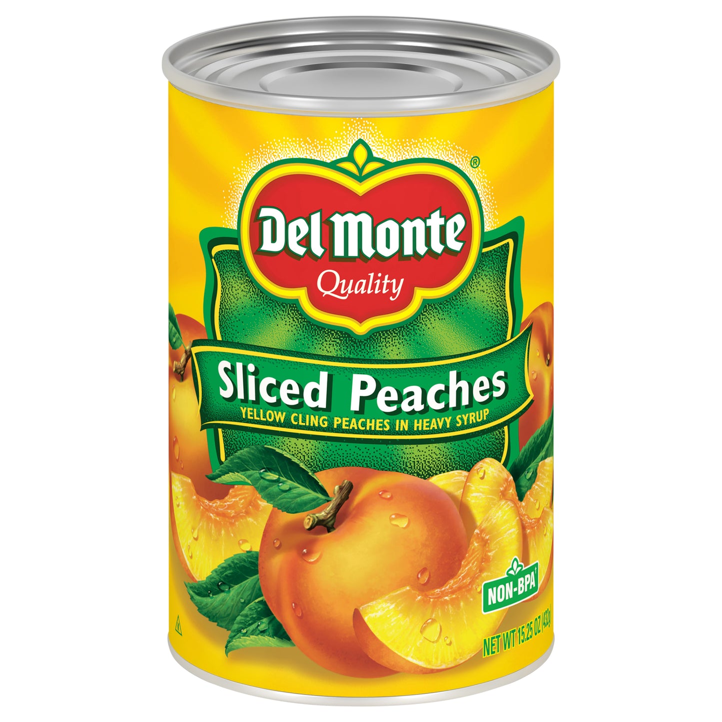 Del Monte® Sliced Yellow Cling Peaches in Heavy Syrup 15.25 oz. Can