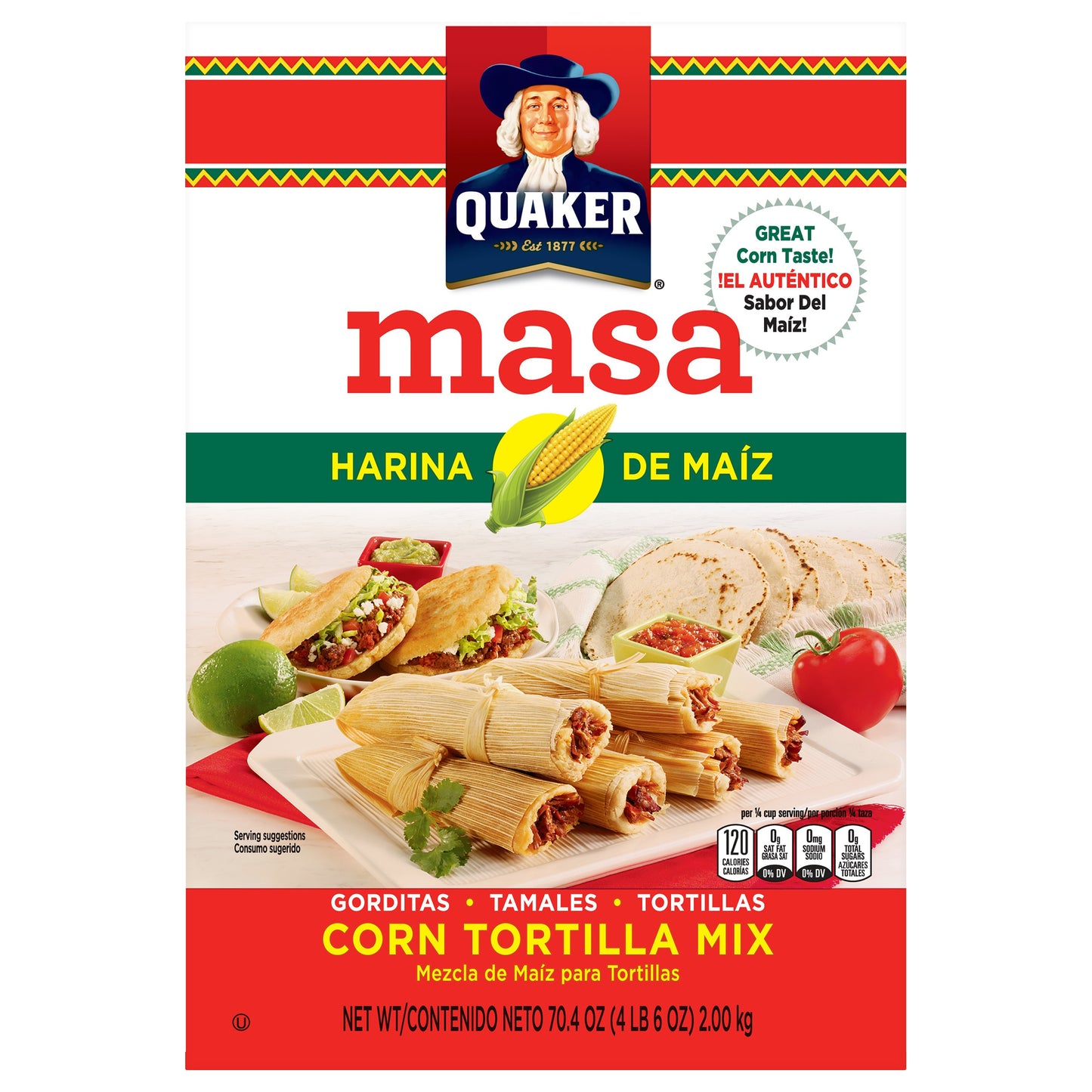 Quaker Corn Tortilla Mix 70.4 oz