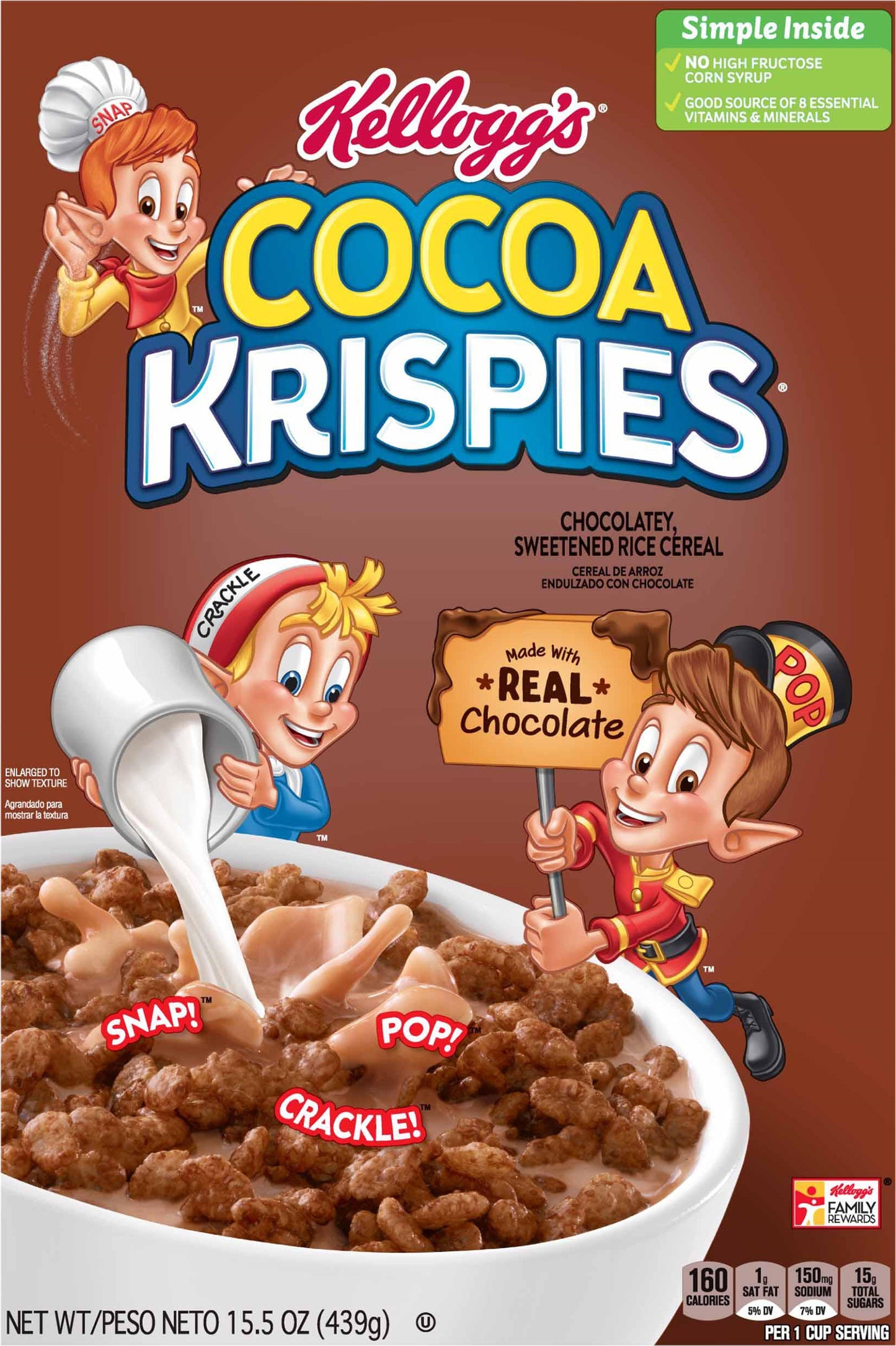 Cocoa Krispies Chocolatey Cereal 15.5 oz