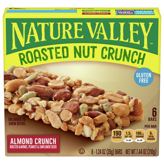 Nature Valley Roasted Nut Crunch Almond Crunch Bars 6-1.24 oz