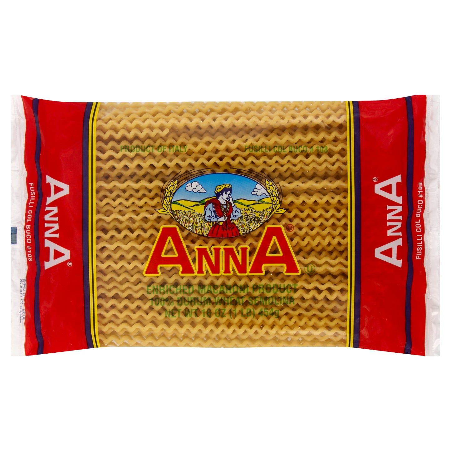 Anna Fusilli Col Buco 16 oz